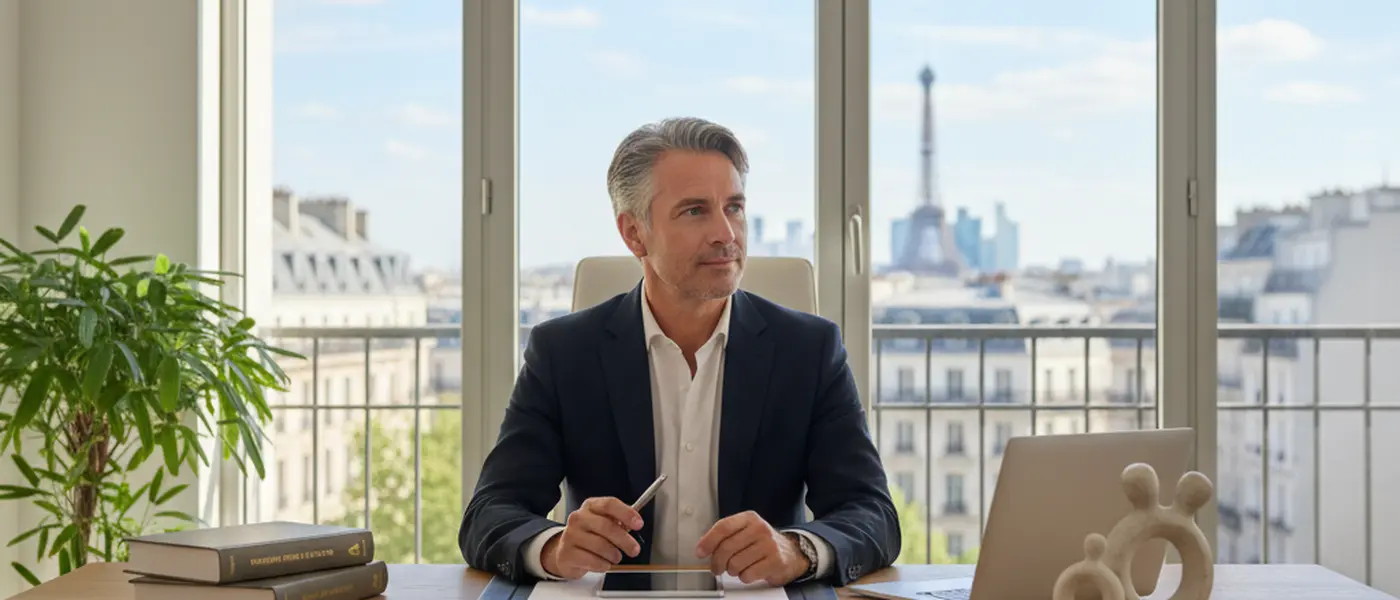 Donna italiana che consulta documenti di divorzio con un avvocato in uno studio legale moderno a Milano