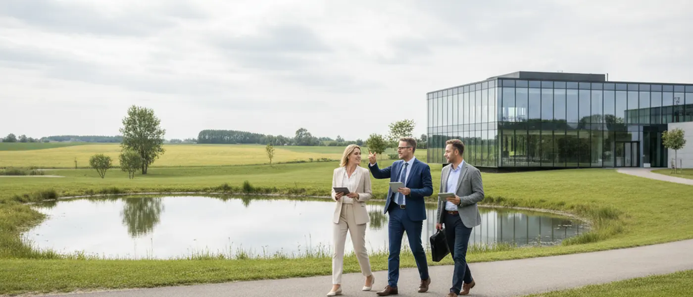 Professionista informatico italiano che lavora in un ufficio moderno con doppio monitor e diagrammi di rete