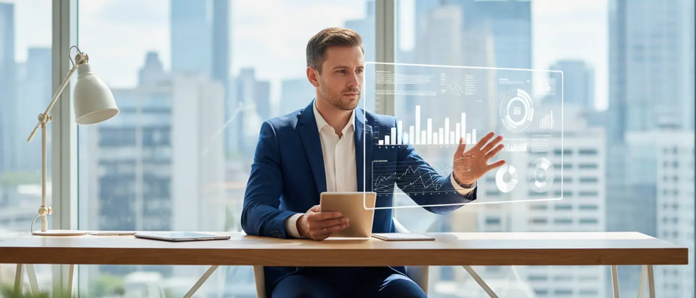 Norsk kvinne og regnskapsfører som gjennomgår økonomiske dokumenter sammen på et skandinavisk kontor