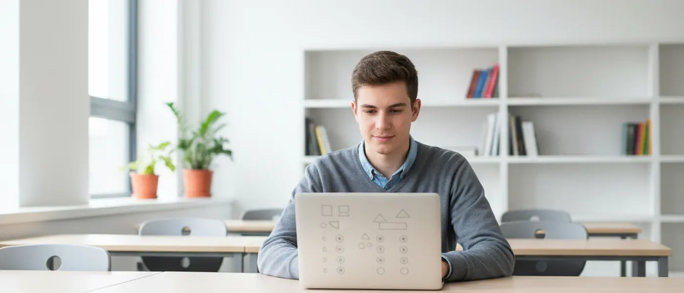 Studente italiano si prepara alle prove INVALSI 2026 con un tutor online