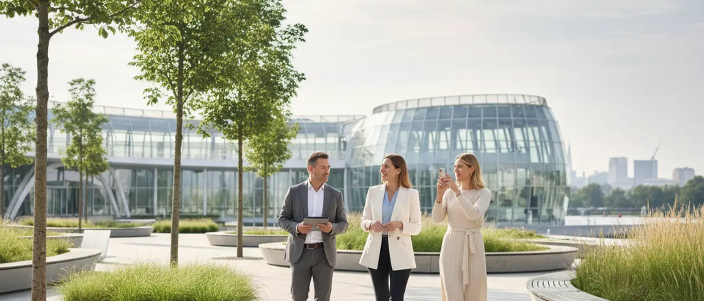 Suomalainen nainen tutkimassa terveyssovellusta älypuhelimellaan modernissa helsinkiläisessä asunnossa