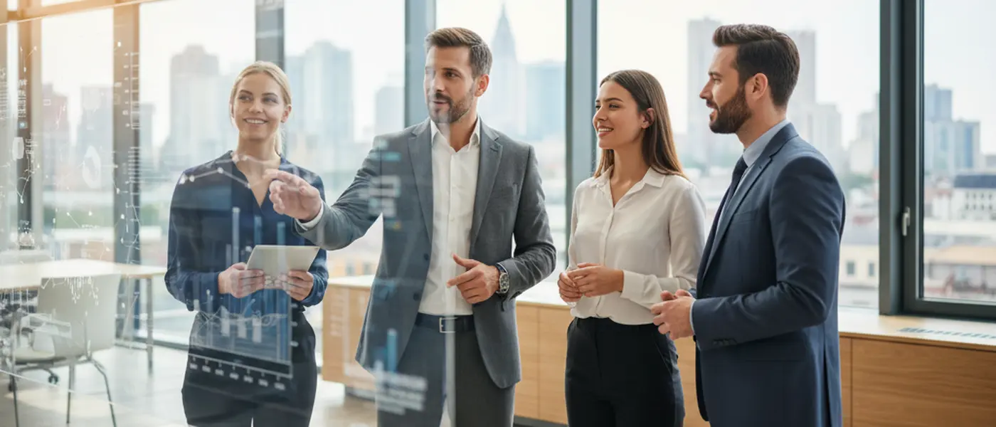 Deutscher Berufstätiger prüft eine Gehaltsabrechnung am Schreibtisch mit Taschenrechner und Steuerformularen