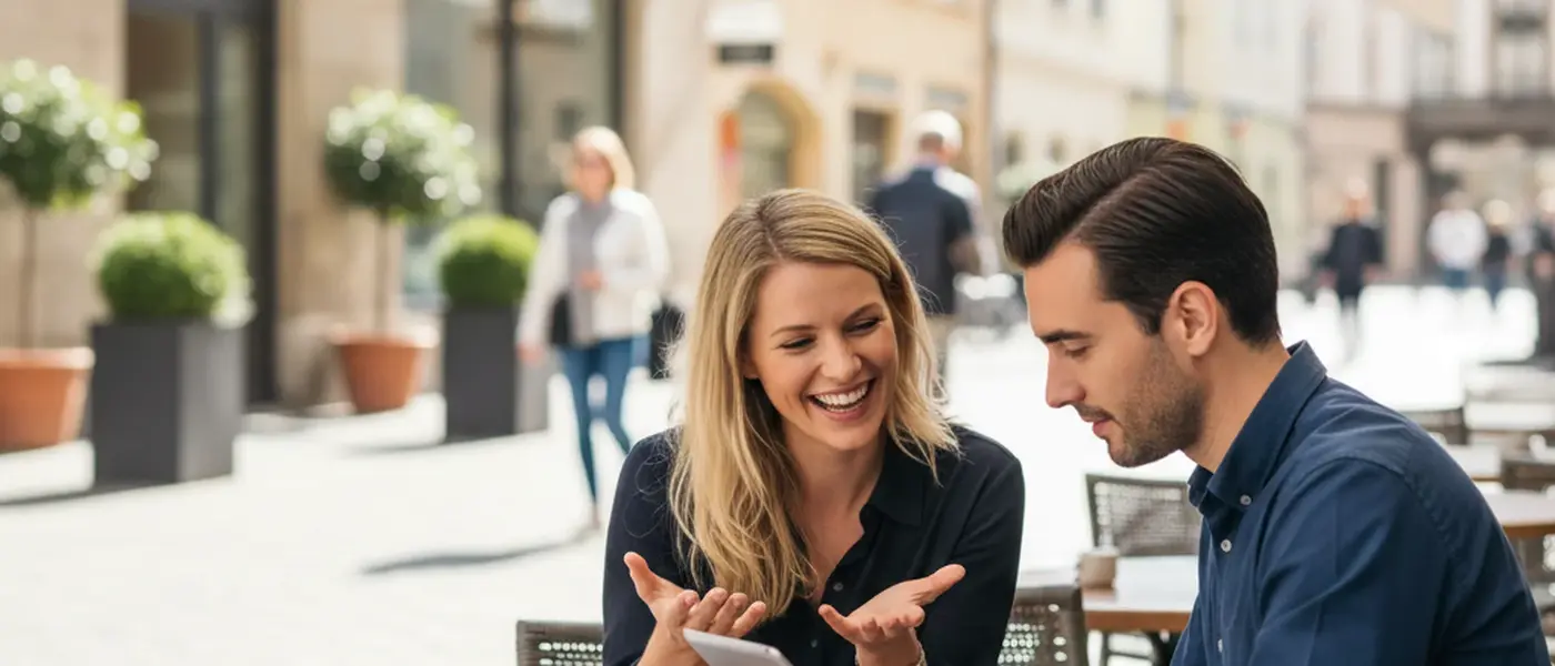 Studente italiano adolescente studia inglese con un tutor a una scrivania in una stanza luminosa